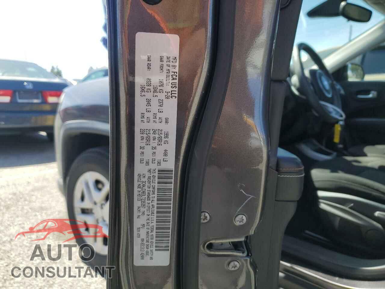JEEP COMPASS 2020 - 3C4NJCAB3LT235357