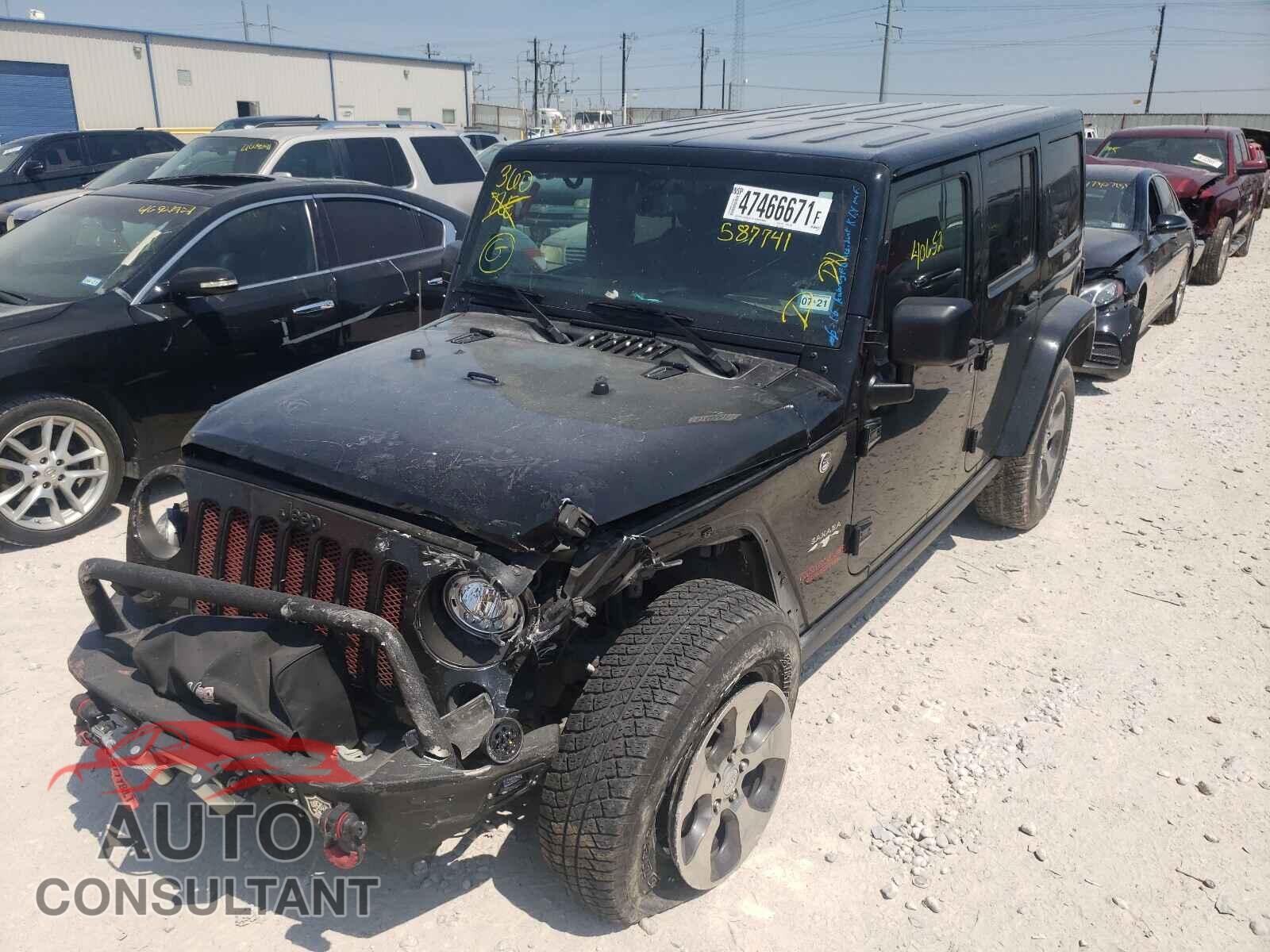 JEEP WRANGLER 2017 - 1C4BJWEG3HL587741