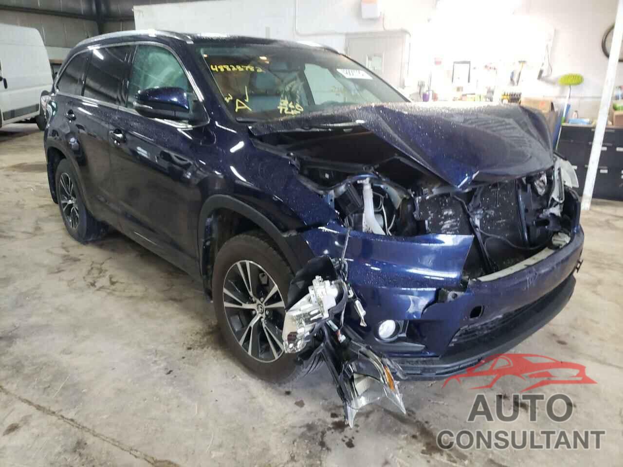 TOYOTA HIGHLANDER 2016 - 5TDJKRFH7GS262864
