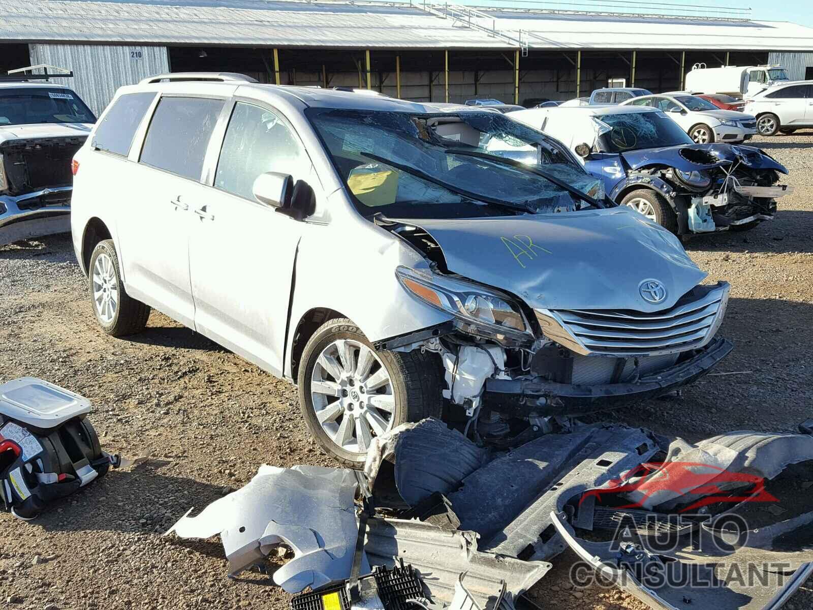 TOYOTA SIENNA XLE 2016 - 5TDYK3DC8GS755410