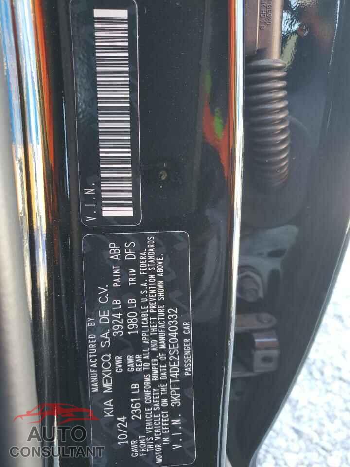 KIA K4 LX 2025 - 3KPFT4DE2SE040332
