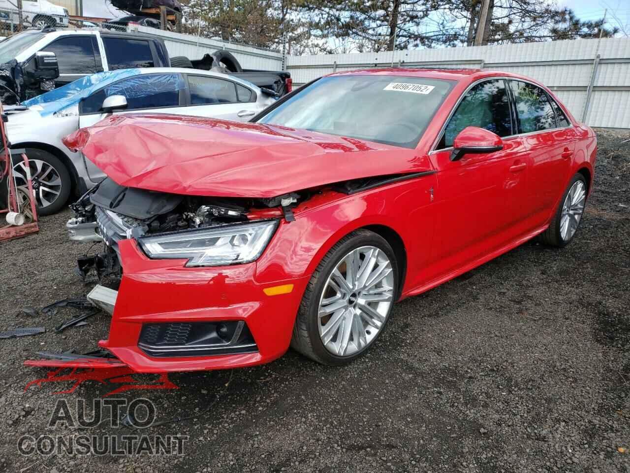AUDI A4 2017 - WAUFNAF45HN044566