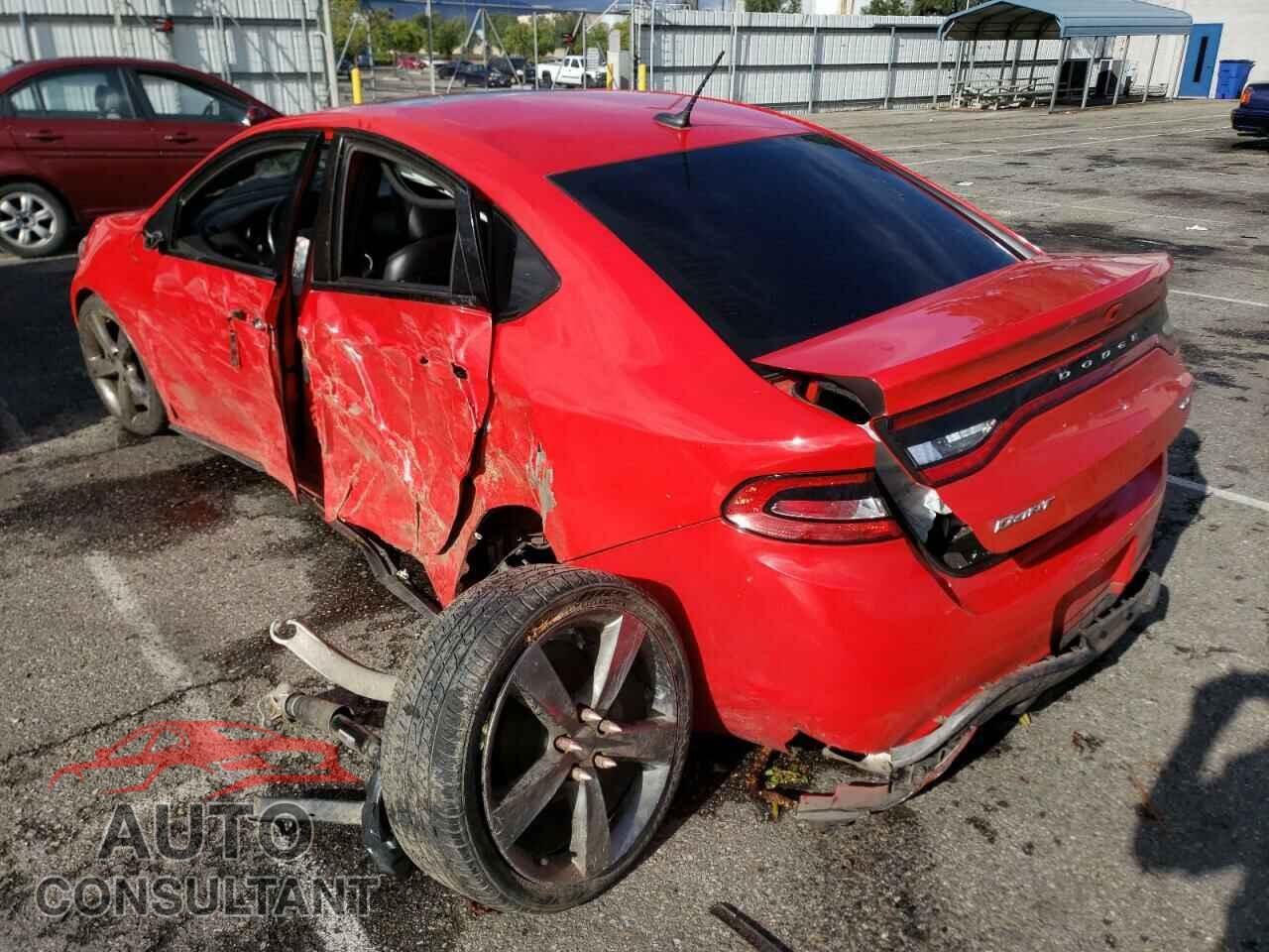 DODGE DART 2016 - 1C3CDFEB8GD613795