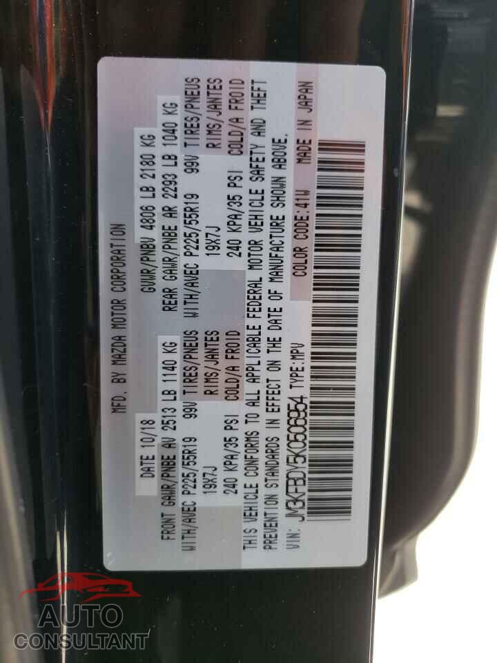 MAZDA CX-5 2019 - JM3KFBDY5K0506954