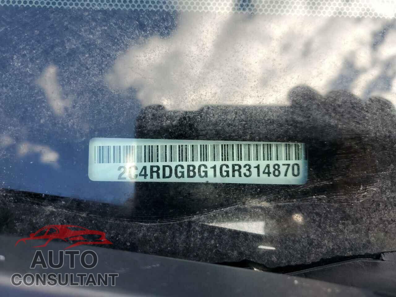 DODGE CARAVAN 2016 - 2C4RDGBG1GR314870