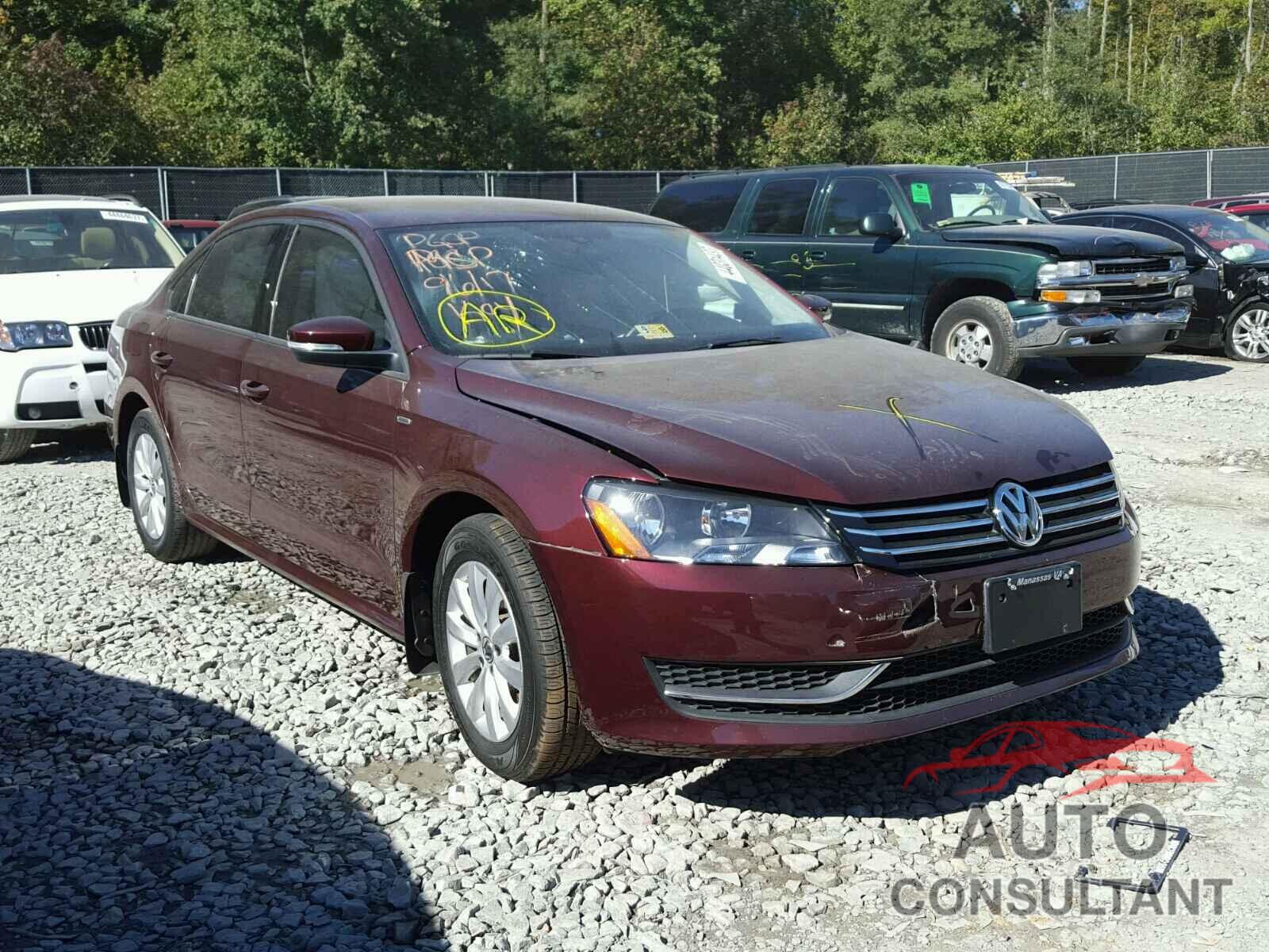 VOLKSWAGEN PASSAT 2014 - 1VWAT7A32EC093071