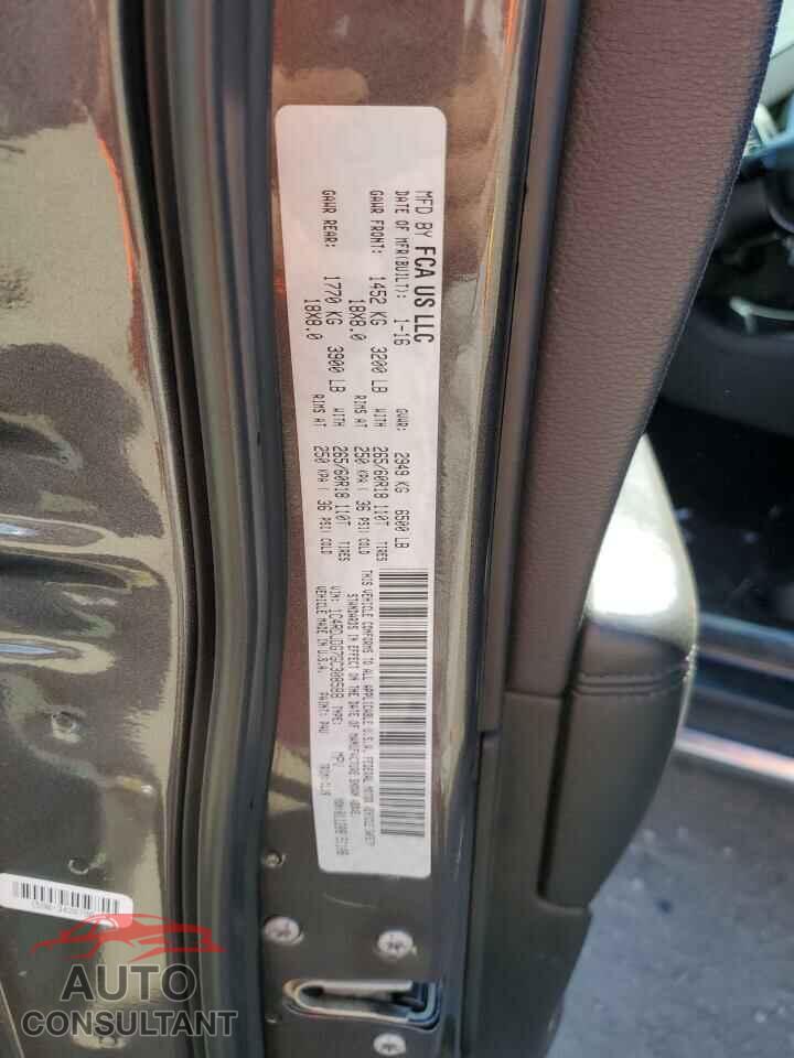 DODGE DURANGO 2016 - 1C4RDJDG7GC308588