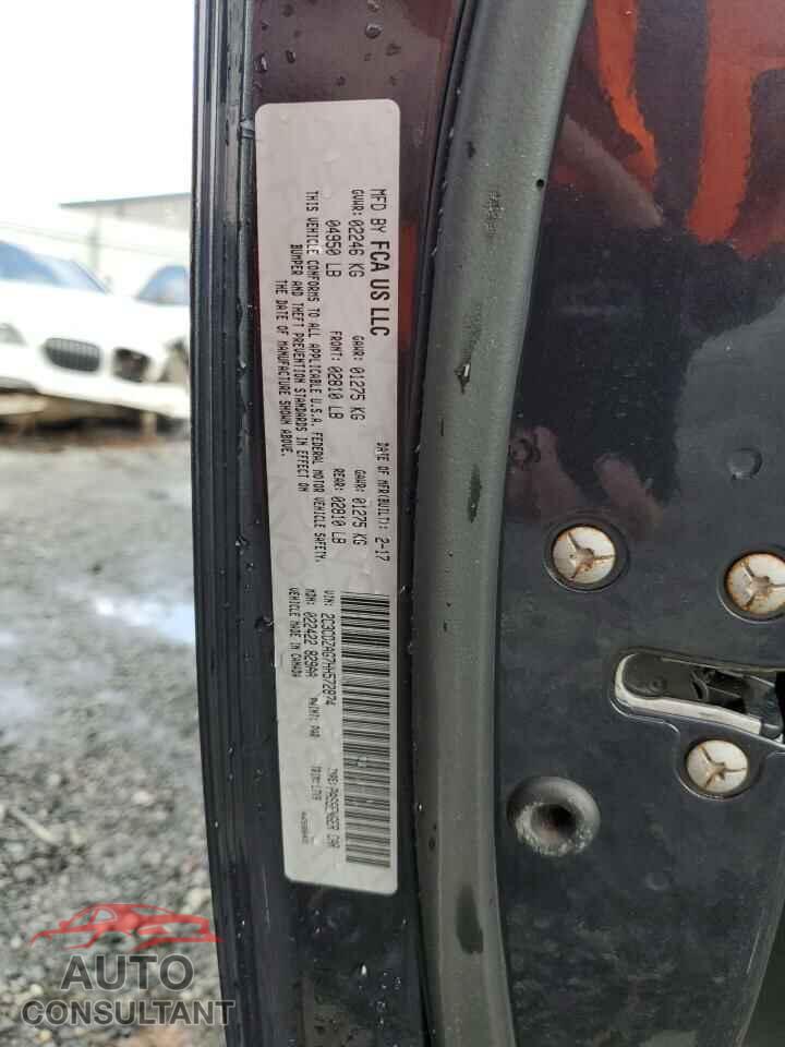 DODGE CHALLENGER 2017 - 2C3CDZAG7HH572874