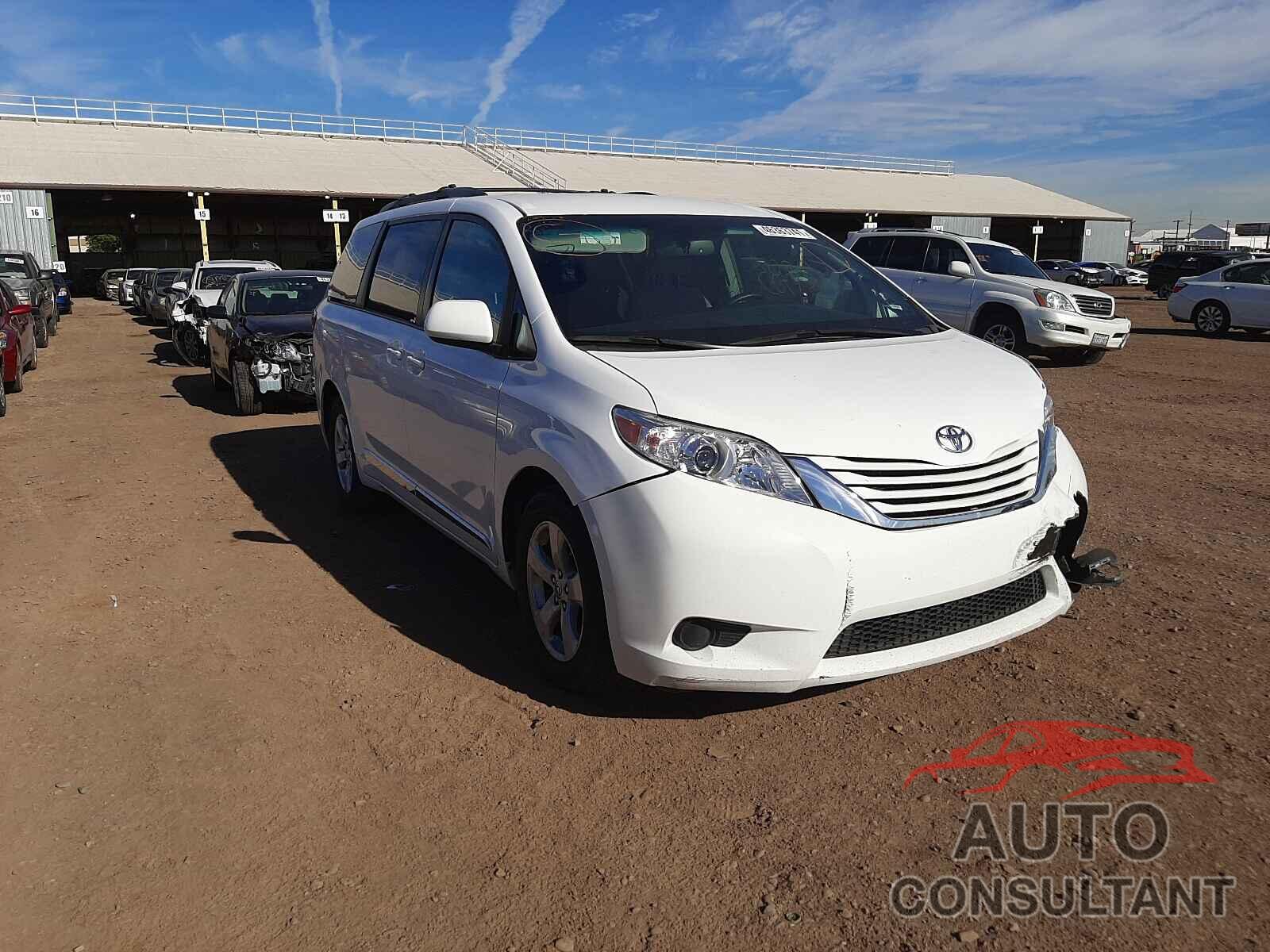 TOYOTA SIENNA 2017 - 5TDKZ3DC5HS816408