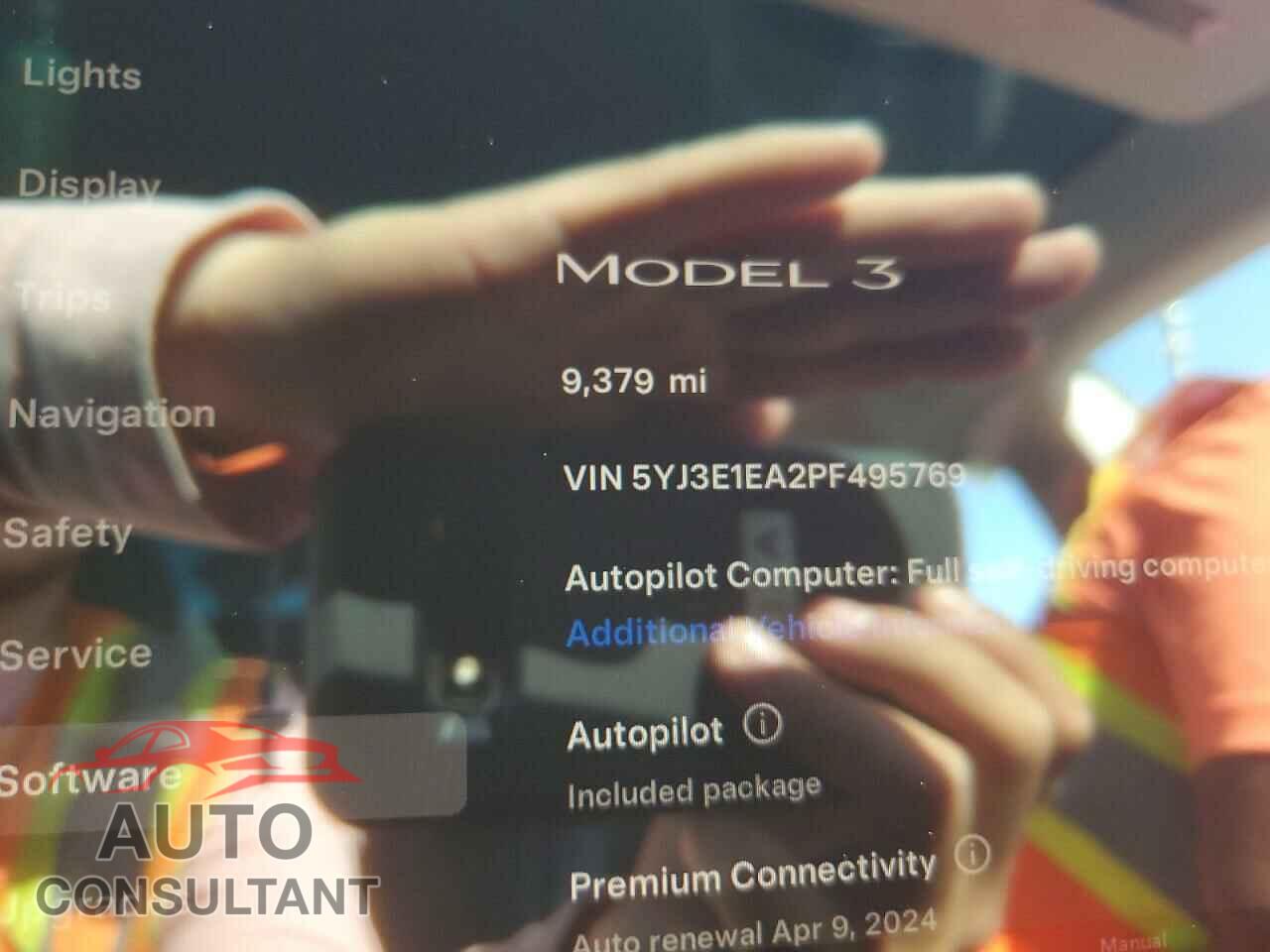 TESLA MODEL 3 2023 - 5YJ3E1EA2PF495769