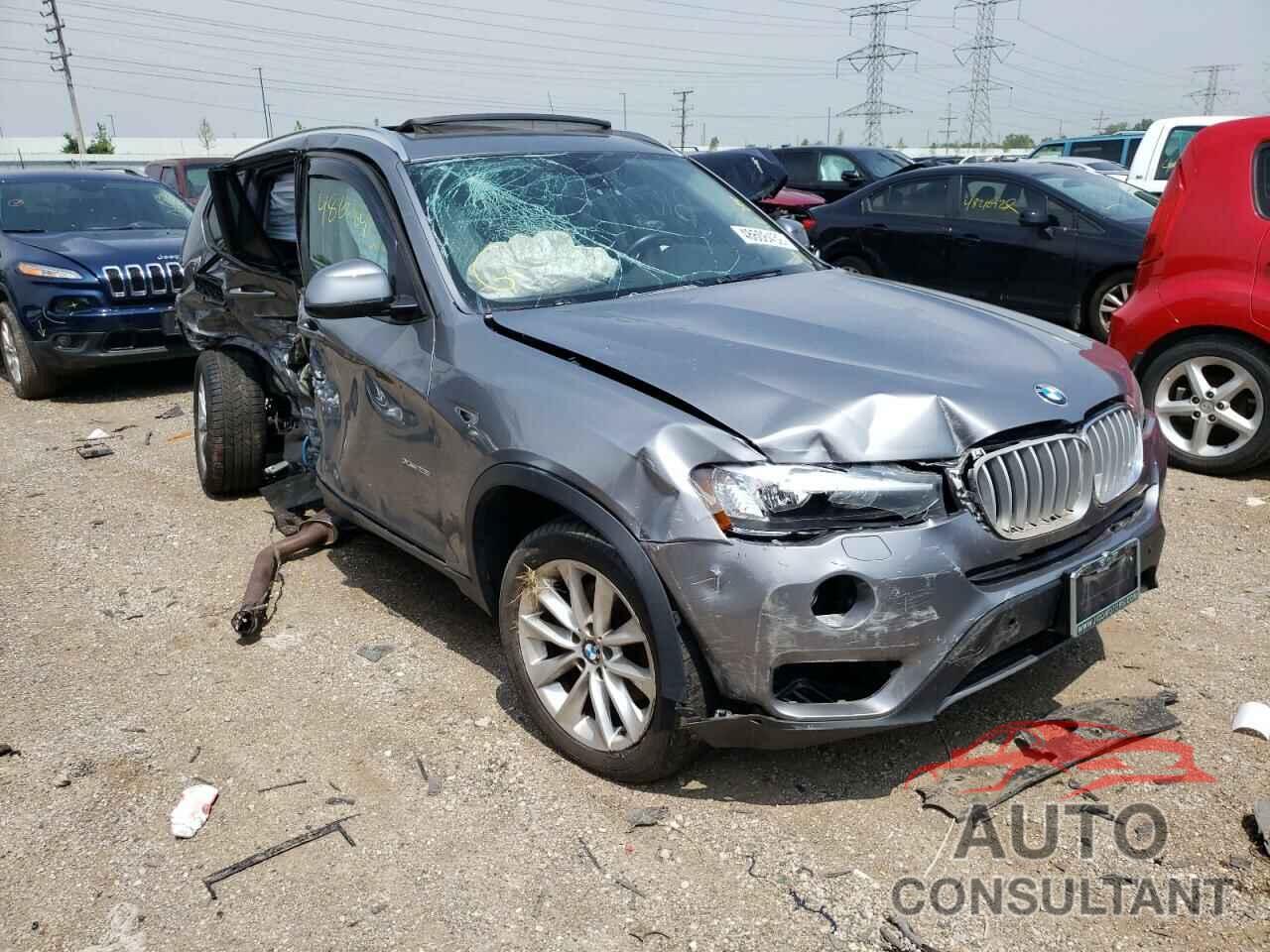 BMW X3 2016 - 5UXWX9C51G0D65476