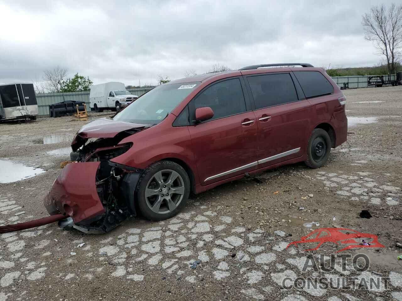 TOYOTA SIENNA 2017 - 5TDXZ3DC1HS893198