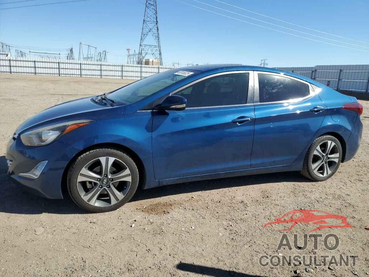 HYUNDAI ELANTRA 2014 - KMHDH4AH9EU126570