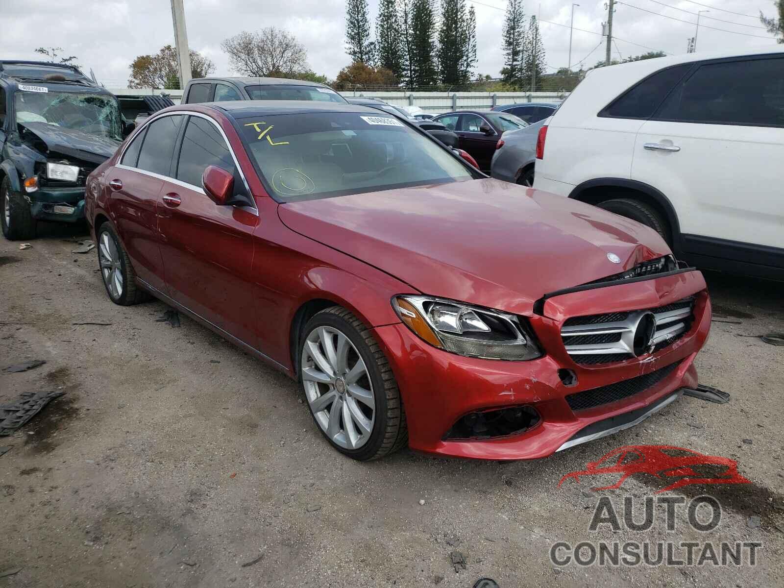 MERCEDES-BENZ C-CLASS 2016 - WDDWF4JB1GR136083