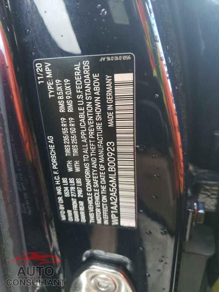 PORSCHE MACAN 2021 - WP1AA2A56MLB00923