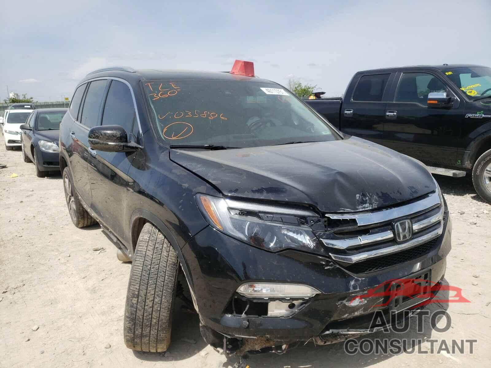 HONDA PILOT 2017 - 5FNYF6H02HB035886