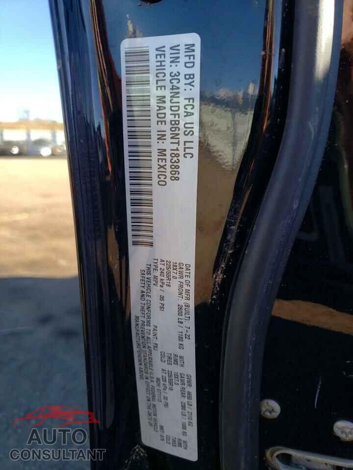 JEEP COMPASS 2022 - 3C4NJDFB6NT183868