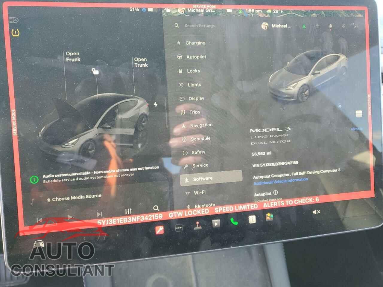 TESLA MODEL 3 2022 - 5YJ3E1EB3NF342159