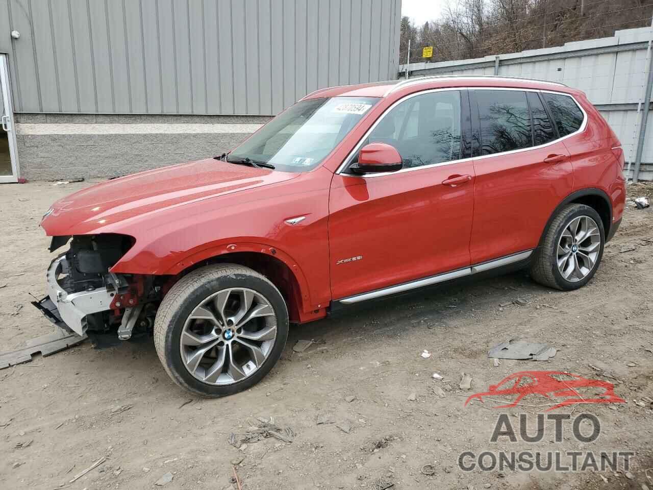 BMW X3 2016 - 5UXWX9C54G0D66198