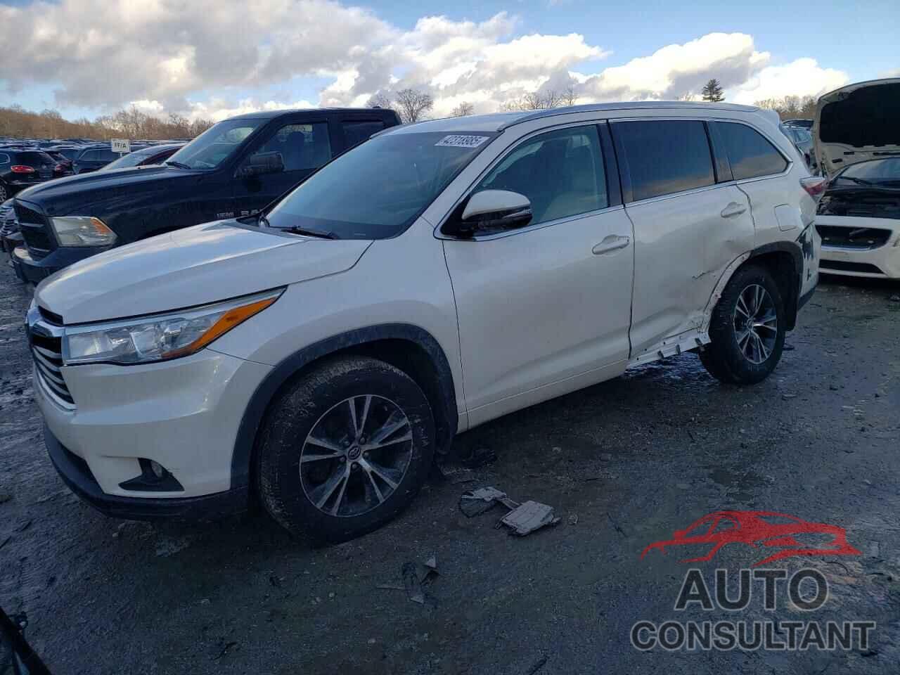 TOYOTA HIGHLANDER 2016 - 5TDJKRFH3GS247939