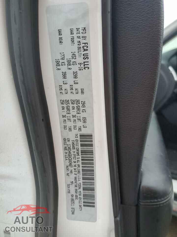DODGE DURANGO 2017 - 1C4RDHAG6HC643467