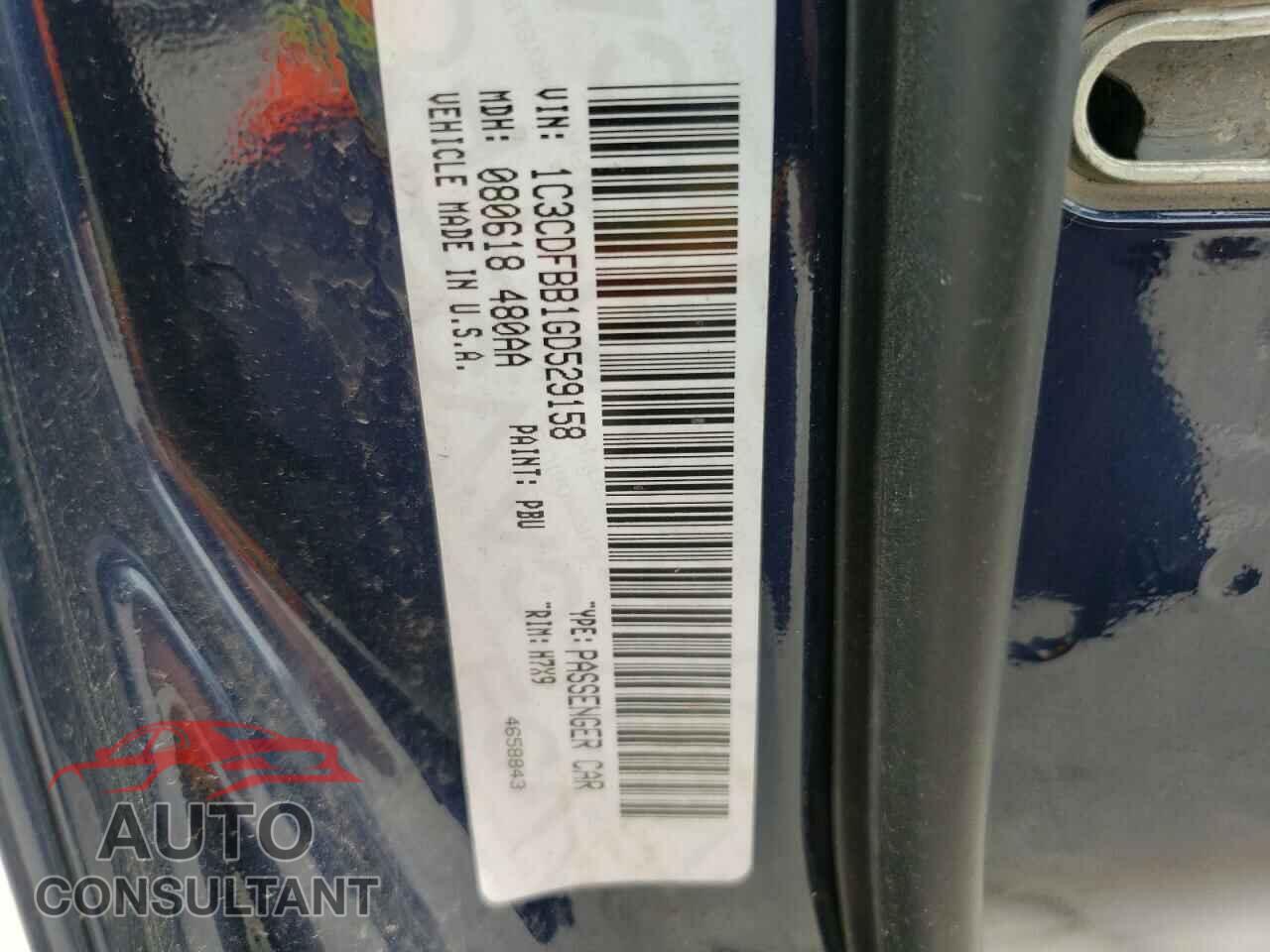 DODGE DART 2016 - 1C3CDFBB1GD529158