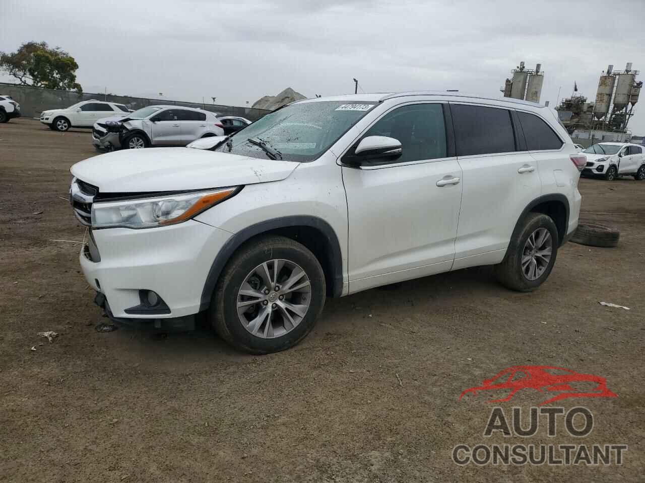 TOYOTA HIGHLANDER 2015 - 5TDKKRFH8FS039476