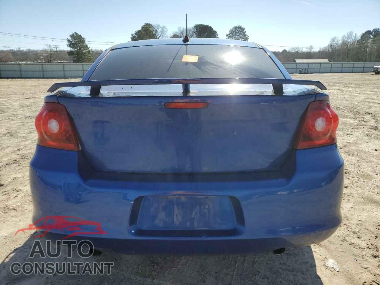 DODGE AVENGER 2013 - 1C3CDZAG4DN587382