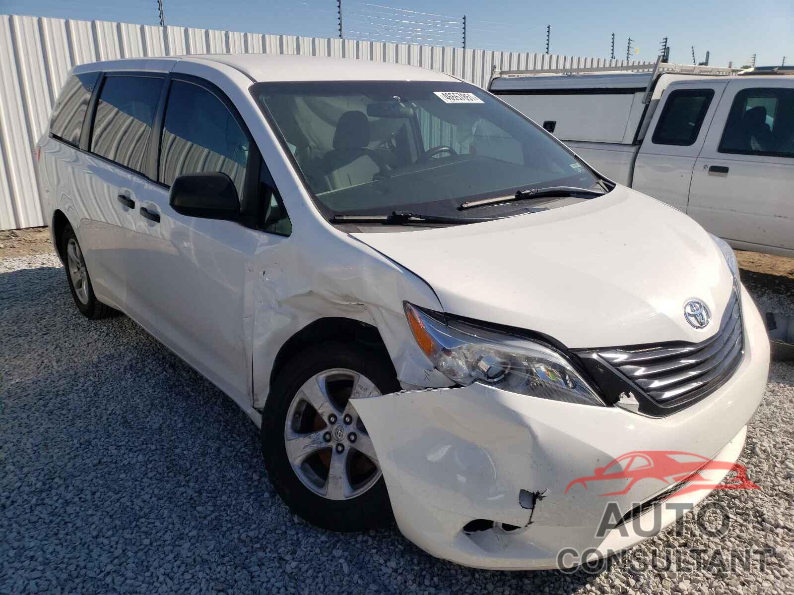 TOYOTA SIENNA 2017 - 5TDZZ3DC1HS867855