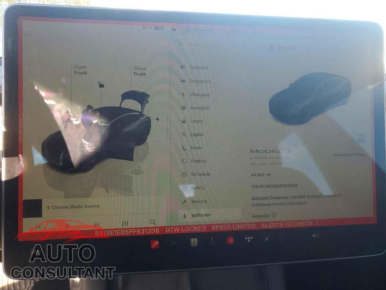 TESLA MODEL 3 2023 - 5YJ3E1EB5PF631336