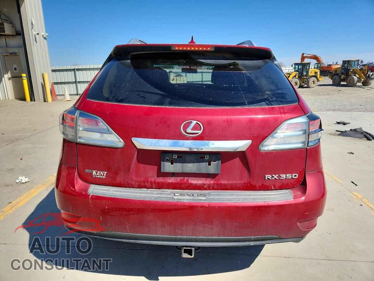 LEXUS RX350 2012 - 2T2BK1BA6CC151395
