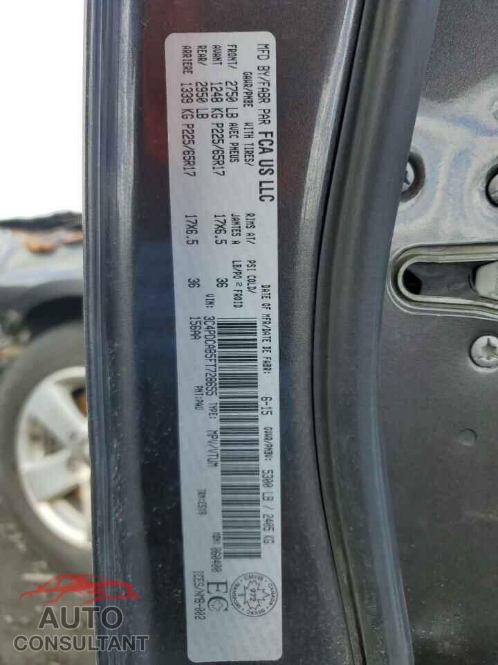 DODGE JOURNEY 2015 - 3C4PDCAB5FT728655
