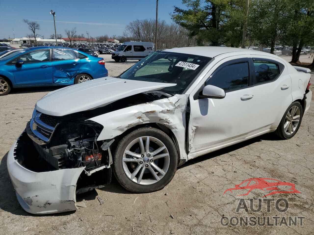 DODGE AVENGER 2012 - 1C3CDZEG9CN115686