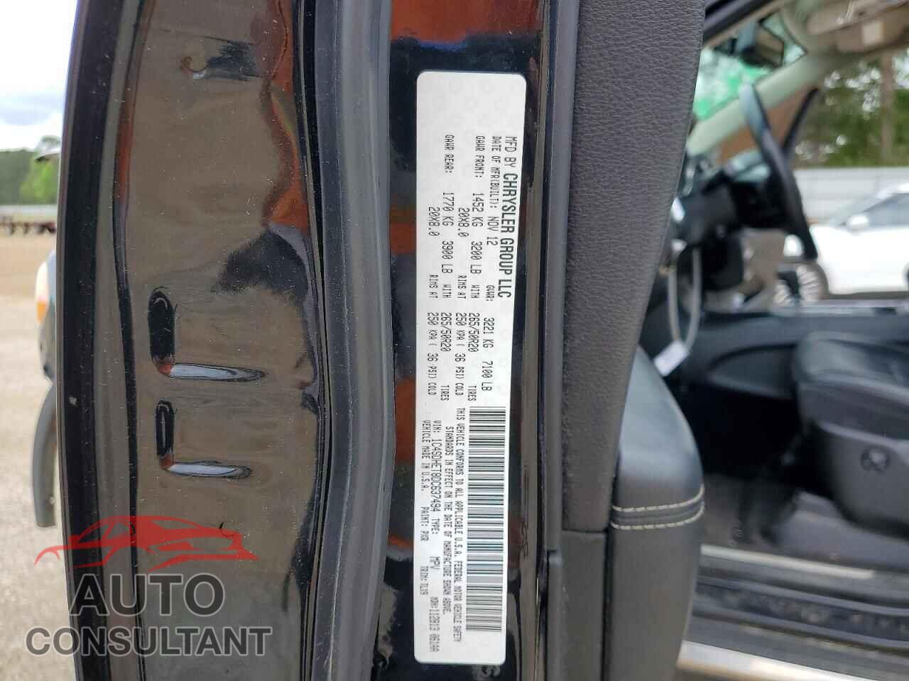DODGE DURANGO 2013 - 1C4SDHET8DC637494