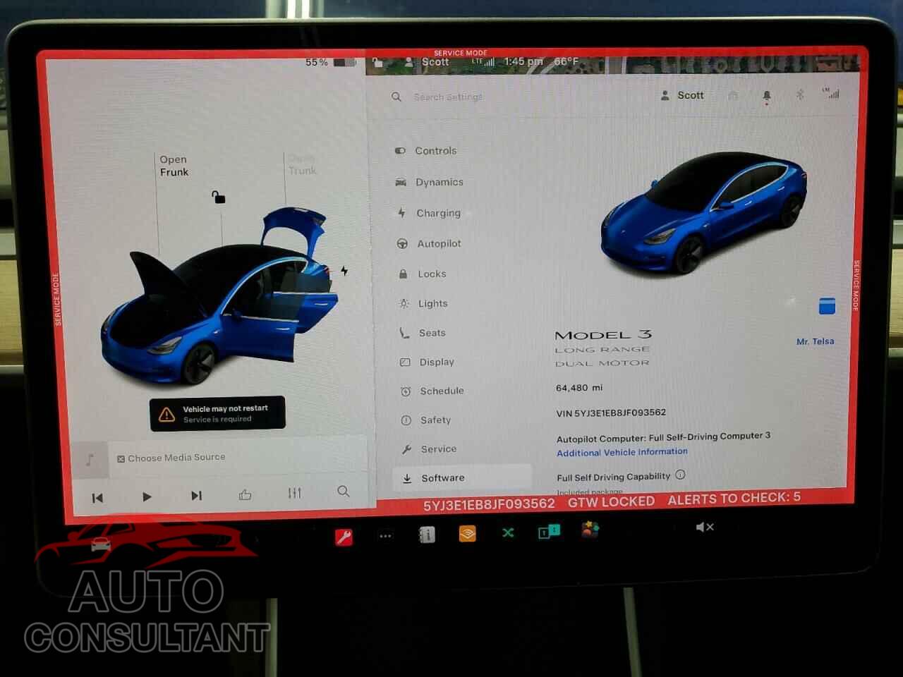 TESLA MODEL 3 2018 - 5YJ3E1EB8JF093562