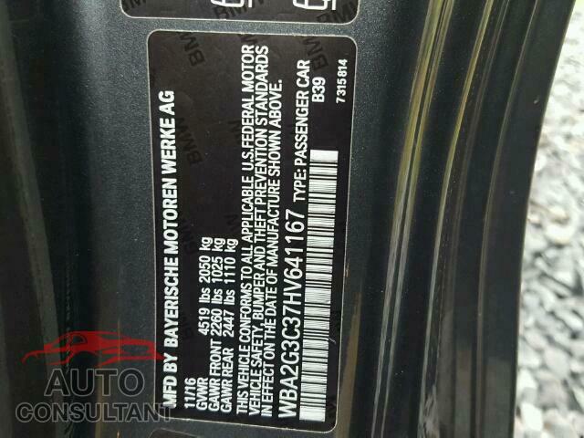 BMW M2 2017 - WBA2G3C37HV641167