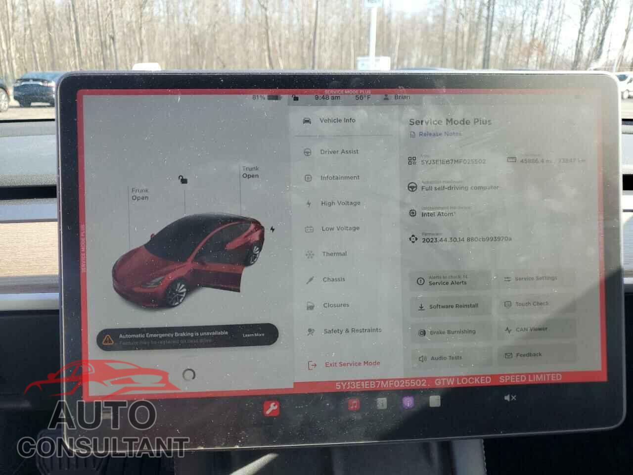 TESLA MODEL 3 2021 - 5YJ3E1EB7MF025502