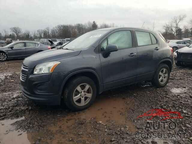 CHEVROLET TRAX 2016 - 3GNCJNSB5GL276779