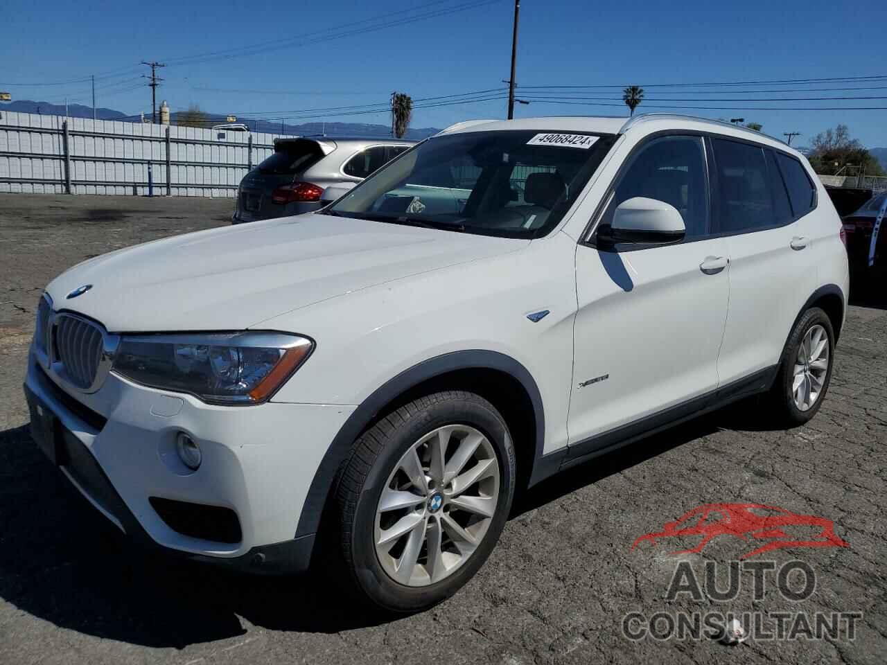 BMW X3 2016 - 5UXWX9C58G0D63658