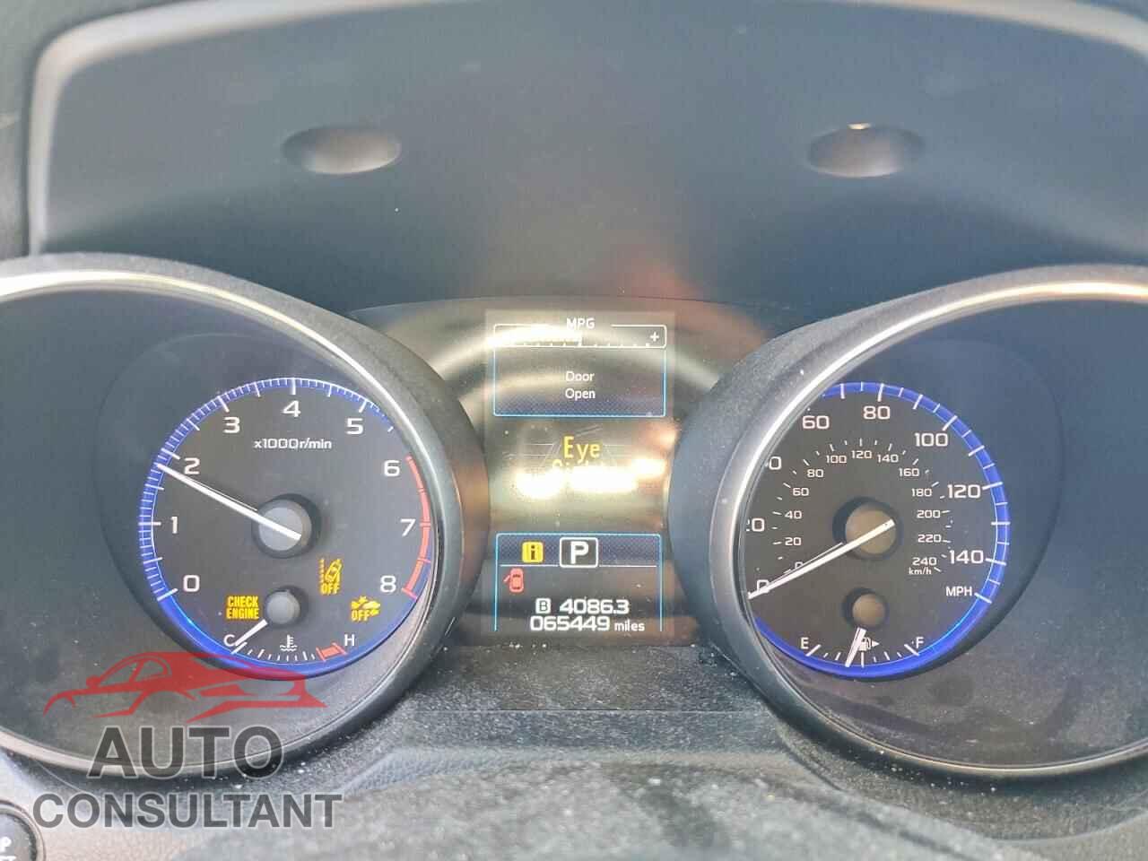 SUBARU OUTBACK 2019 - 4S4BSAFC2K3207156