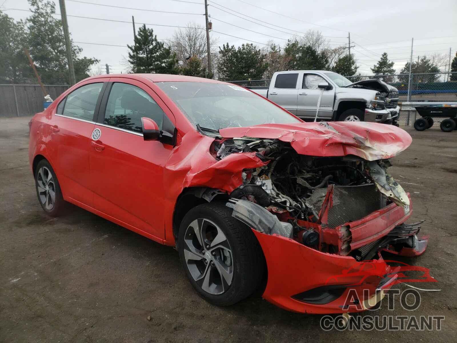CHEVROLET SONIC 2017 - 1G1JF5SB8H4110600