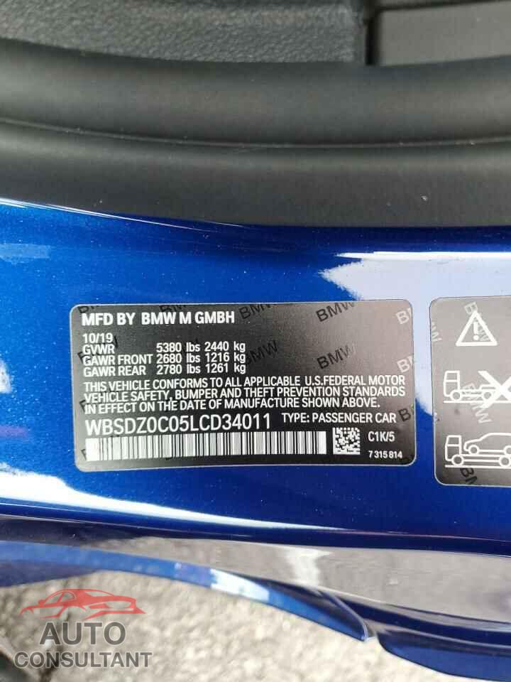 BMW M8 2020 - WBSDZ0C05LCD34011