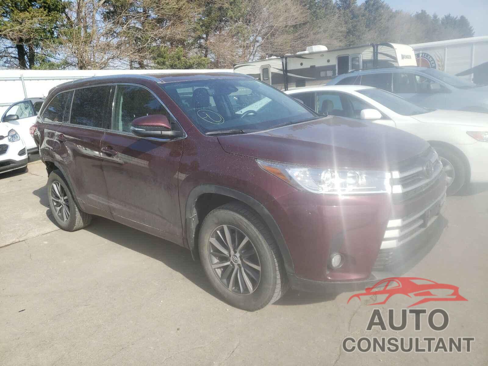 TOYOTA HIGHLANDER 2017 - 5TDJZRFHXHS406839