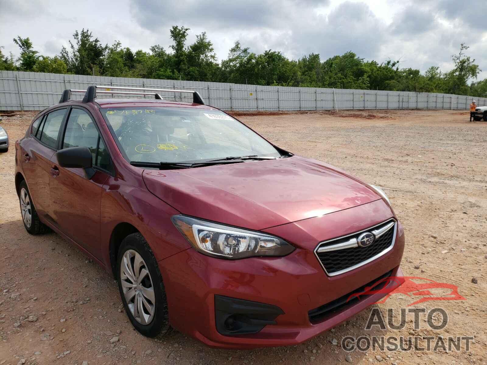 SUBARU IMPREZA 2018 - 4S3GTAA60J1748788