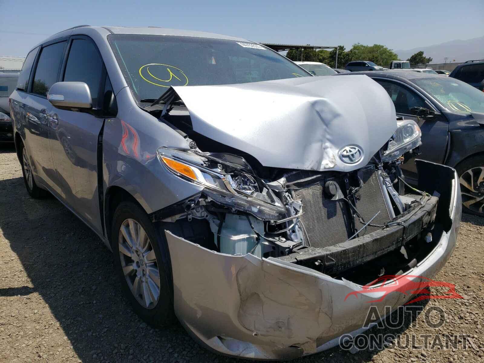 TOYOTA SIENNA 2017 - 5TDYZ3DC5HS795246