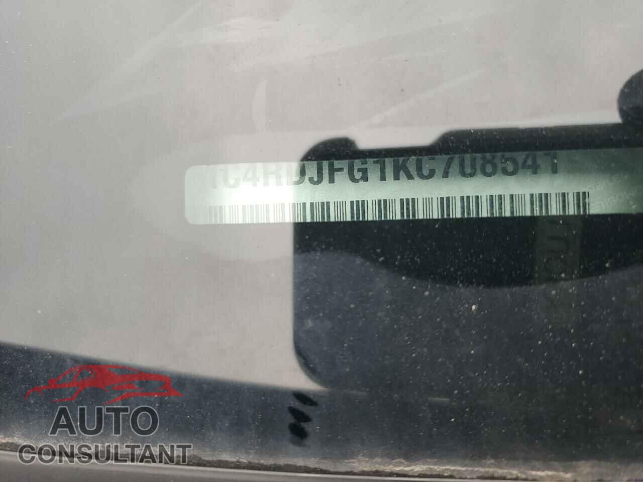 DODGE DURANGO 2019 - 1C4RDJFG1KC708541