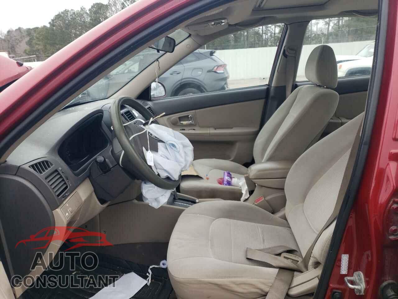 KIA SPECTRA 2009 - KNAFE222995661299