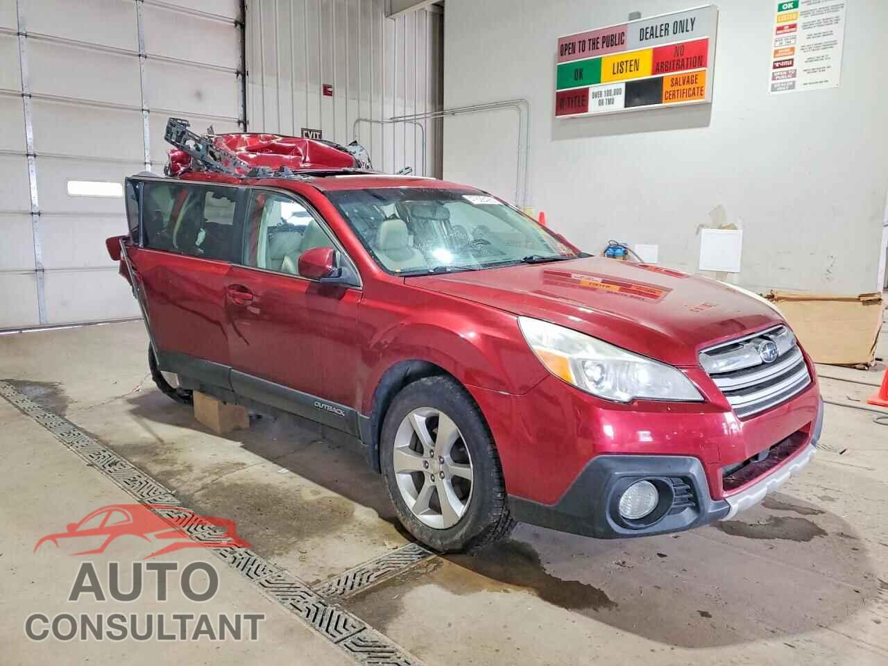 SUBARU OUTBACK 2014 - 4S4BRBLCXE3243042