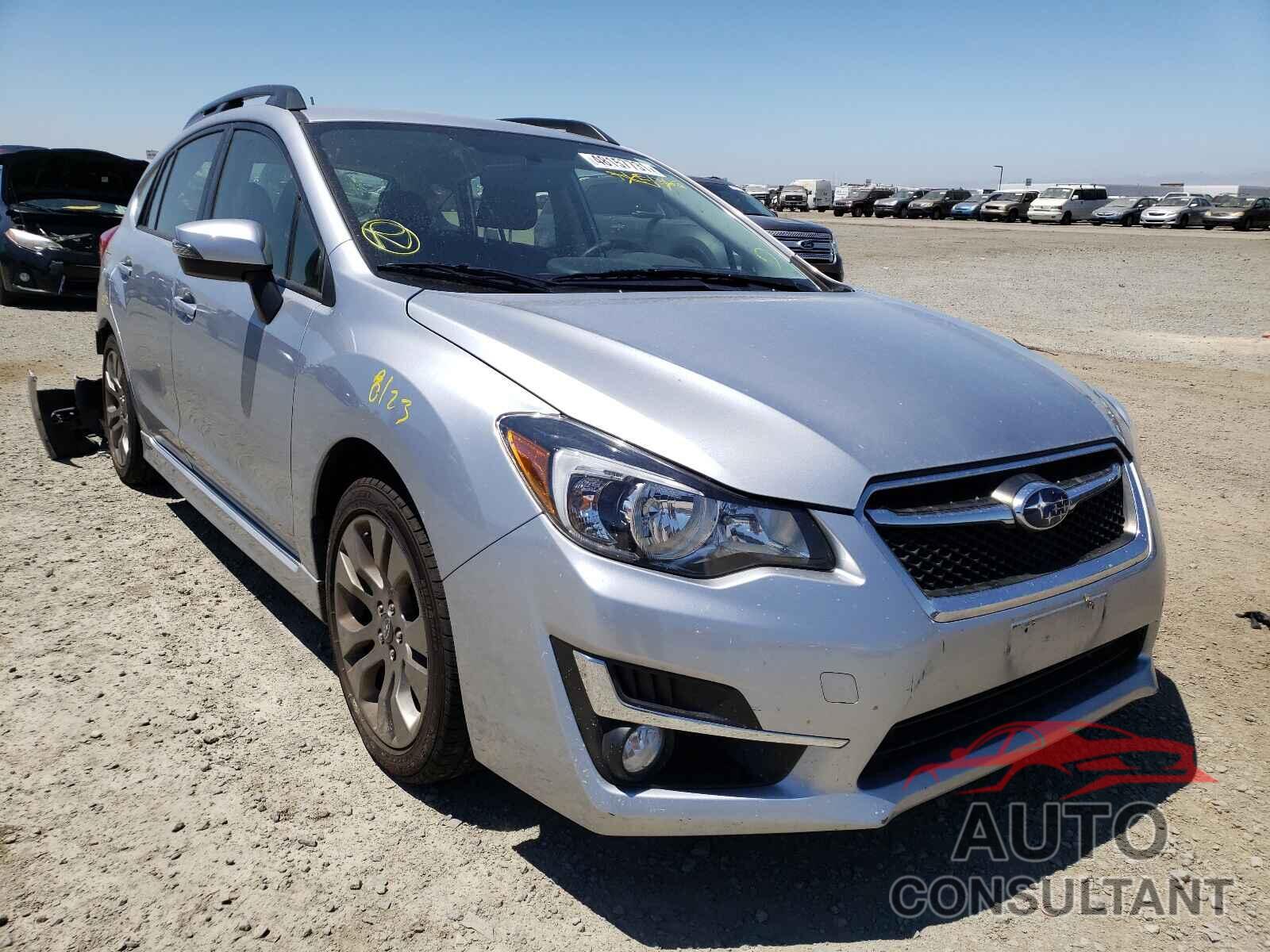 SUBARU IMPREZA 2016 - JF1GPAP68G8212205