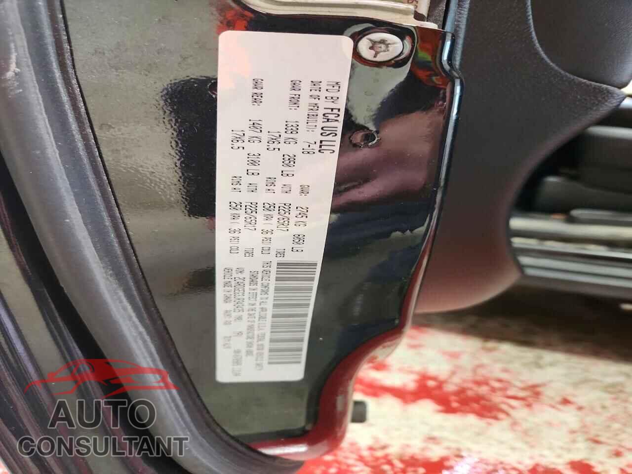DODGE CARAVAN 2018 - 2C4RDGEG3JR343435